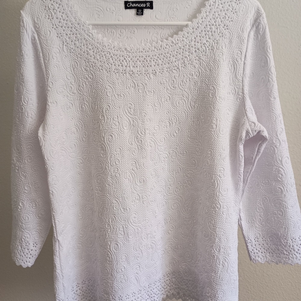 New, Never Worn Soft, Lacy Knit Top